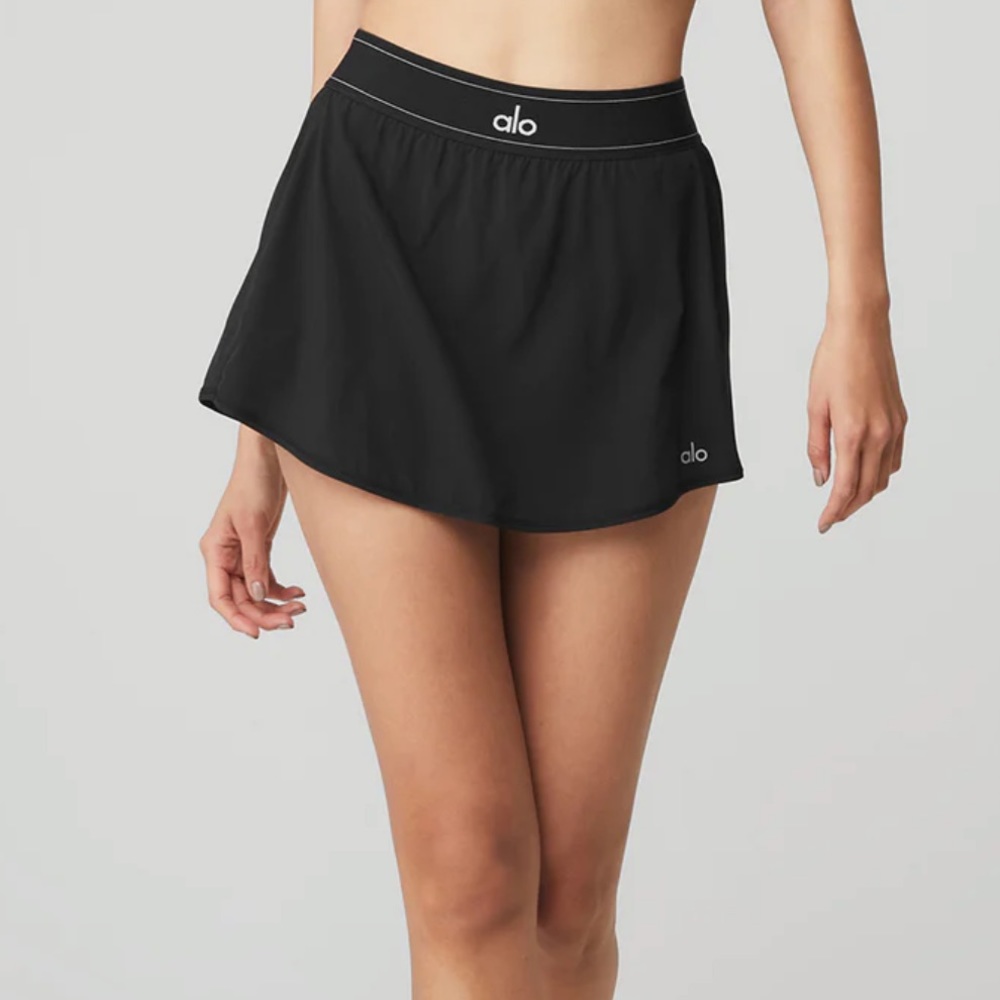 Alo Black Match Point Skirt